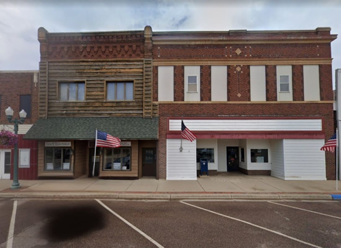 Springfield, MN - Main Street With Small Business Shops in Minnesota